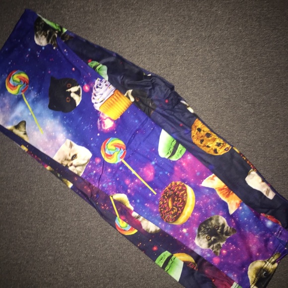 Cats & sweets candy galaxy onesize leggings - Picture 2 of 3